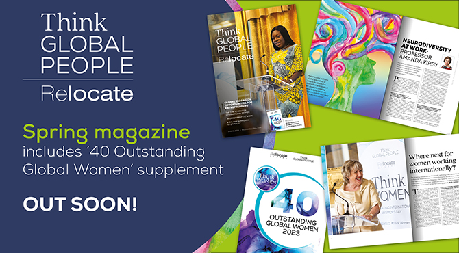 The latest issue of the Think Global People Spring magazine is out soon! Includes #ThinkWomen 40 Outstanding Global Women supplement plus feature on #globalmobility &amp; #education plus more! 

Sign up now for access lnkd.in/eJgbRCxz

#ThinkWomen #globalmobility