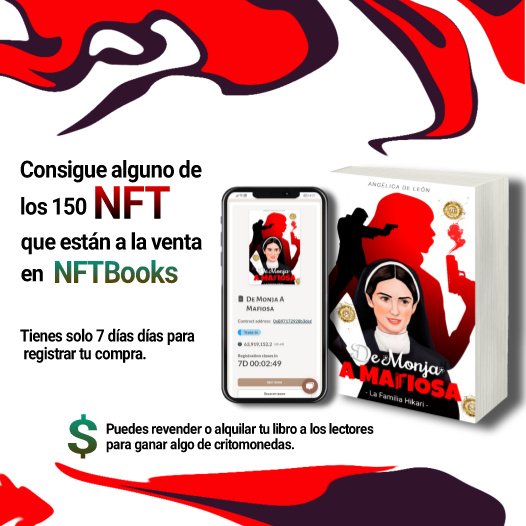 Angelica_DLeon's tweet photo. ¡¡Ya está Disponible!!
Solo existen 150 NFT del libro De Monja A Mafiosa. Consíguelo en @nftbstoken

Si necesitas ayuda para comprar el NFT, no dudes en mandarme un chat 👍

#libronft #nftbooks #nftbook https://t.co/AVo0hTZLXh