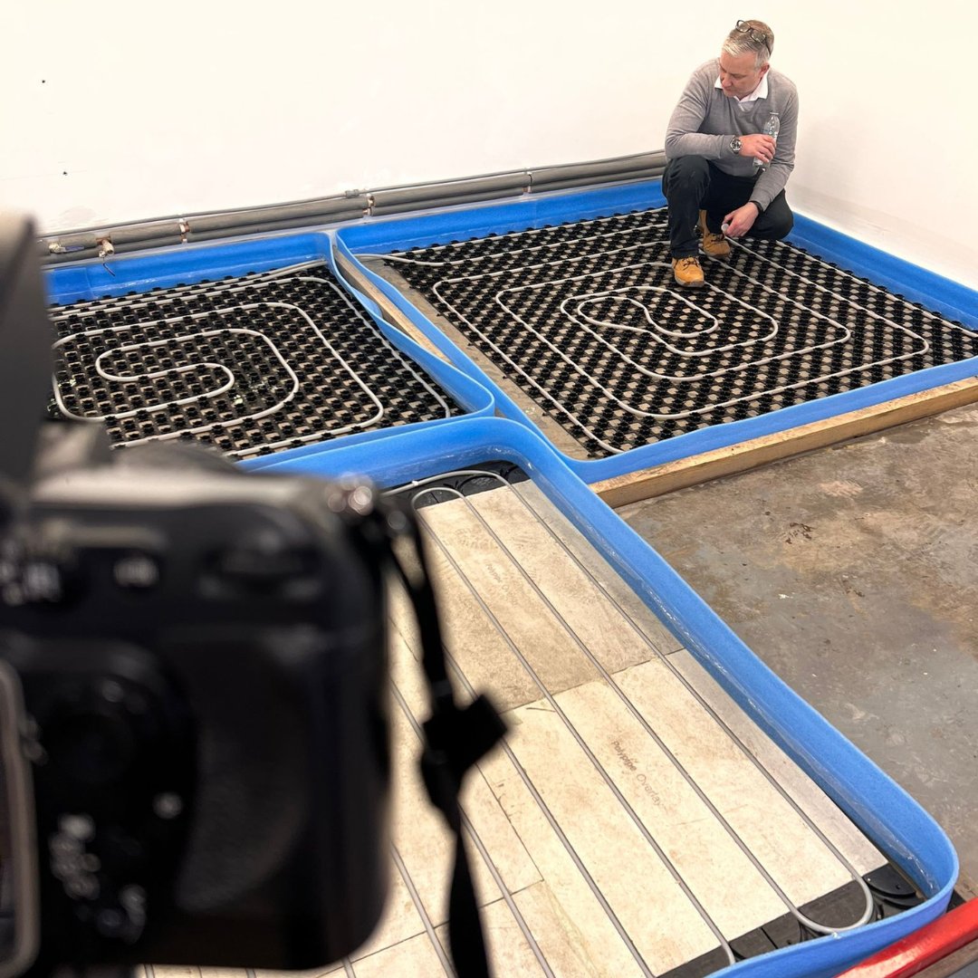 weareteambubble's tweet photo. Darren has been busy at @polypipetrade Professional Development Centre shooting their new under floor heating for their design and installation guide ๐ธ
#designforprint #cataloguedesign https://t.co/0V3SiDsWqo