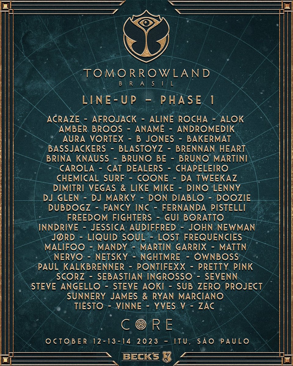 Tomorrowland Brazil lineup