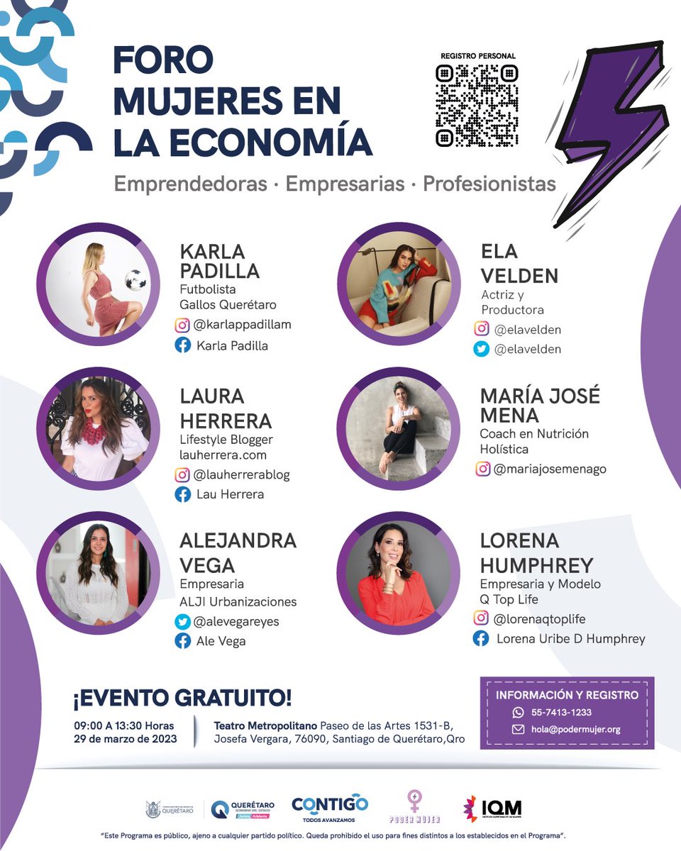 Mujeres emprendedoras, empresarias y profesionistas, ¡esto les interesa!

No se pierdan el Foro Mujeres en la Economía.
¡Entrada gratuita!

🗓️29 de marzo
⏰09:00 am a 1:30 pm
📍Teatro Metropolitano