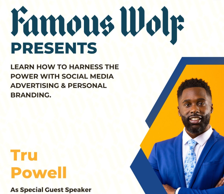 AMOUS WOLF PRESENTS: We have the honour of being joined by this incredible guest speaker for our next workshop!  is an entrepreneur and personal branding expert and we can't wait to hear his keynote!
#marketingideas #marketingworkshops #copywriting #copywritingforcreatives