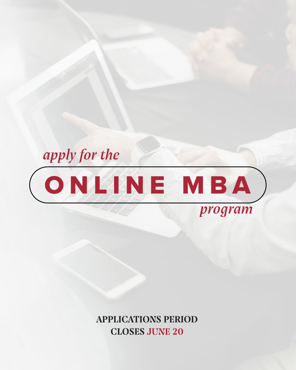 cape_stanstate's tweet image. Calling all grad students!​
Are you wanting to enhance your career with an MBA? Apply for the Online MBA program! The application period is now open and closes on June 20!​
Learn more eie.csustan.edu/online-master-…

mba #mastersofbusiness #business #online #onlinelearning #mastersdegree