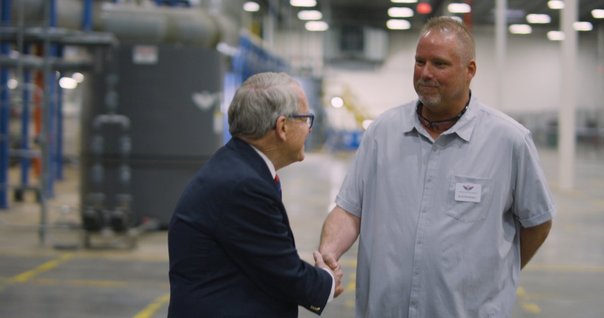 UP_Creative_'s tweet photo. Last week we were on set for @AmericanNitrile, filming their people, facility &amp; the ribbon cutting ceremony that marked the opening of their factory in Grove City, Ohio. American Nitrile is mitigating supply chain risks by reshoring manufacturing of critical PPE back to the U.S. https://t.co/l92rZYWFsO
