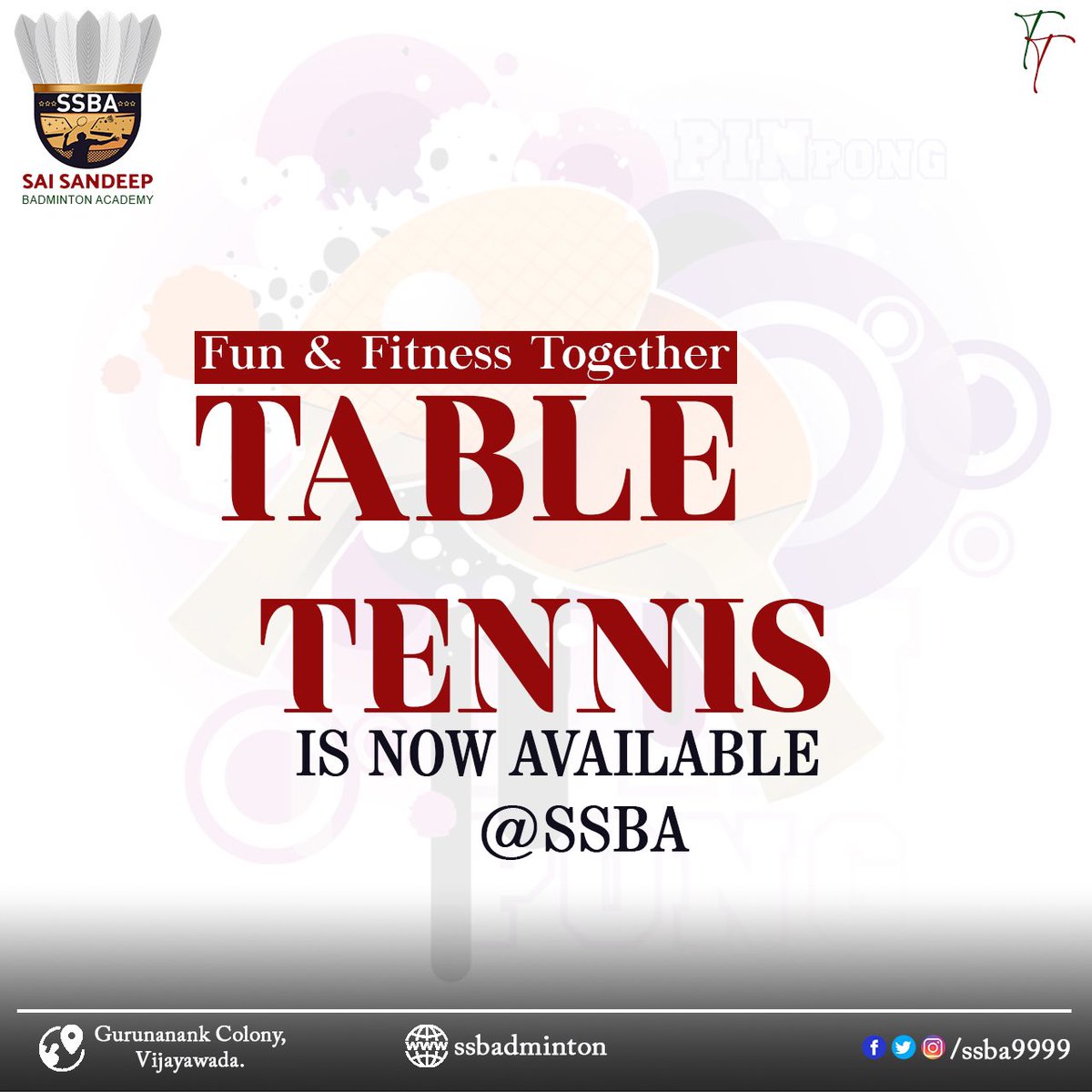 ssba9999's tweet photo. Fun and Fitness Together! 

#tabletennis #tabletennisatvijayawada #tabletennistraining #tabletennisplayer #vijayawadadiaries #SSBA #Vijayawada https://t.co/IWOG8MkBMw