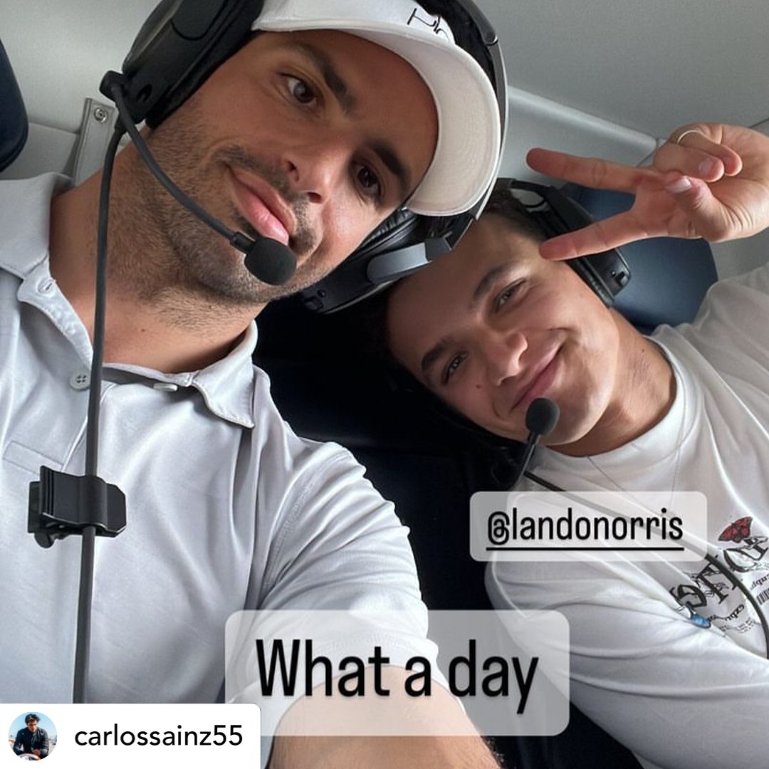 F1's tweet photo. Carlando take in the Melbourne sights 🚁☺️

📸: @CarlosSainz55

#AusGP #F1 https://t.co/kF1gDwxBPO