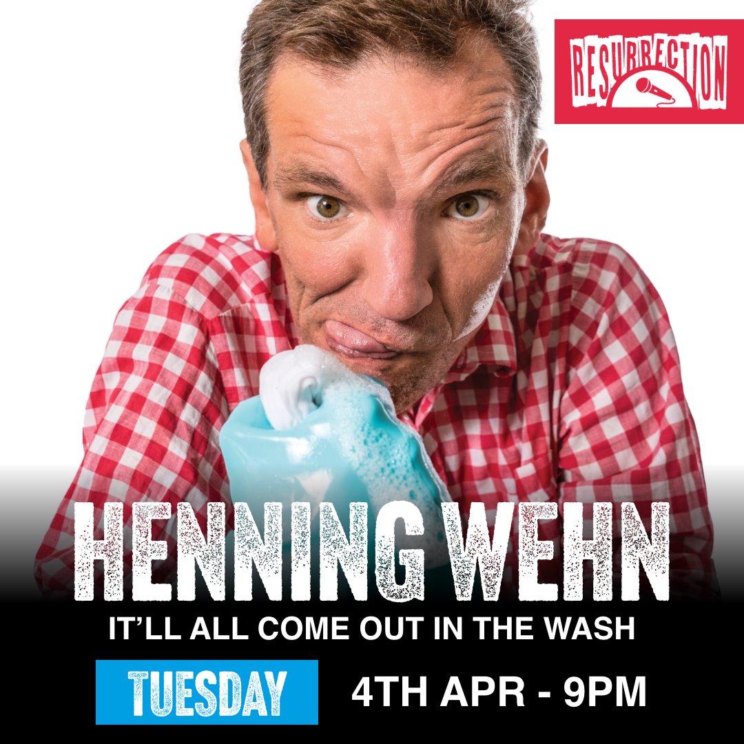Tuesday 4th - 9PM 

Watch <a href="/henningwehn/">Nick Woltemade’s Uncle</a> give everything a good rinse and witness him wring sense out of the nonsensical in "It'll All Come Out In The Wash" ✨