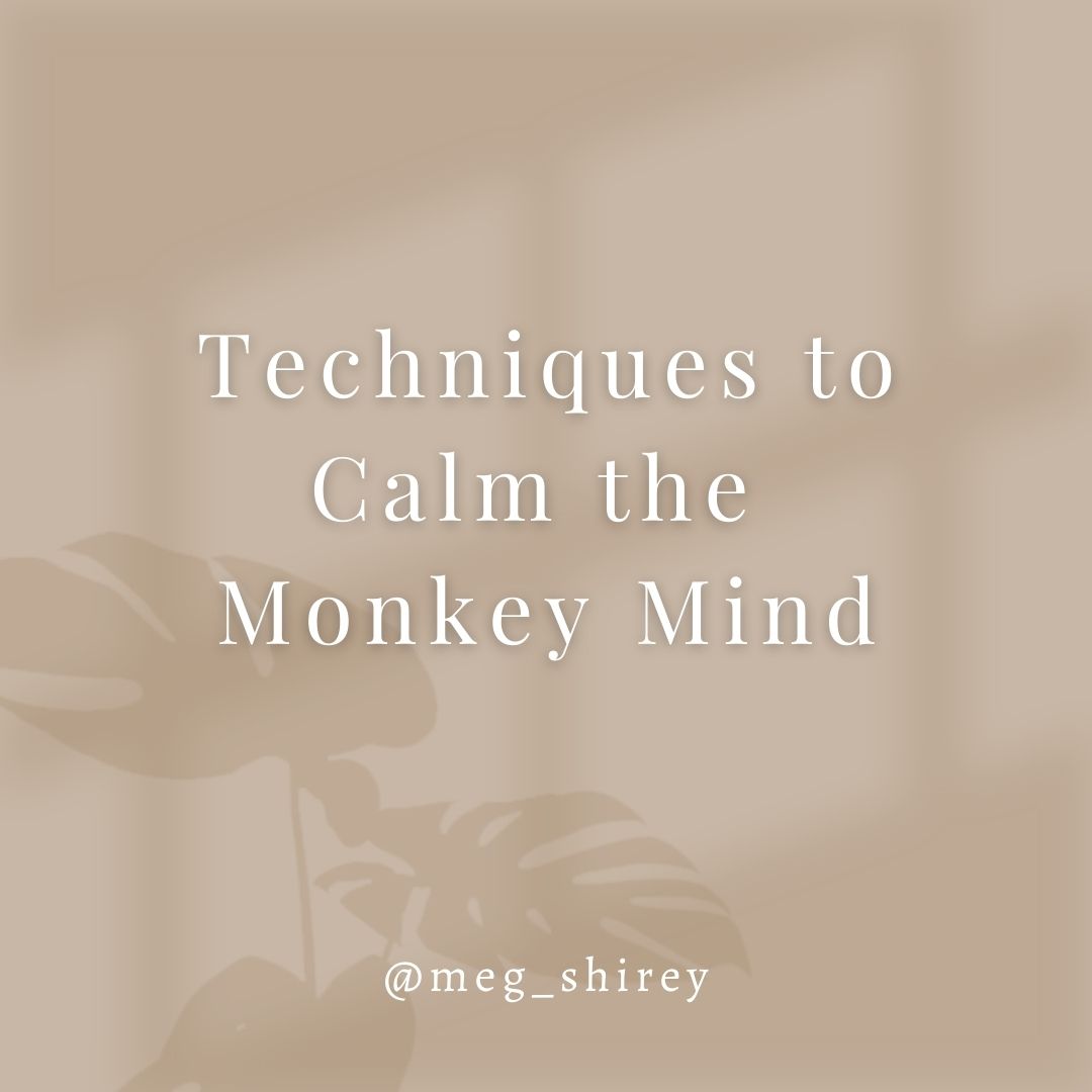 meg_shirey's tweet photo. ✨Techniques to Calm the Monkey Mind✨
--
--
#monkeymind #monkmind #calm #meditation #mindfulness https://t.co/qEeKOUcGZ5