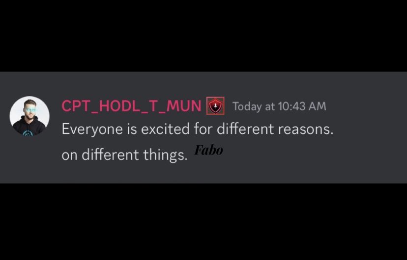 FaboisMe's tweet photo. Everyone is excited for different reasons. On different things. 

- John Karony 

#SAFEMOON 
#SAFEMOONARMY https://t.co/oPZbmyGWUR