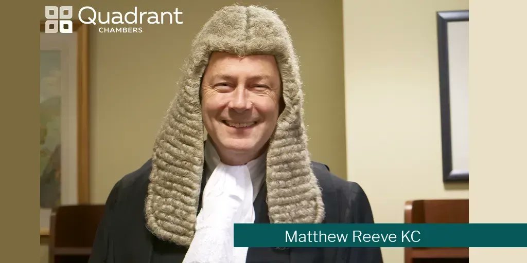 Congratulations to Matthew Reeve KC who was appointed as King’s Counsel yesterday morning after making his declaration before the Lord Chancellor at Westminster Hall
 
Many congratulations from all at Quadrant !

#silksday #kingscounsel #KC #barristers #newsilks #KC2023 #KCs