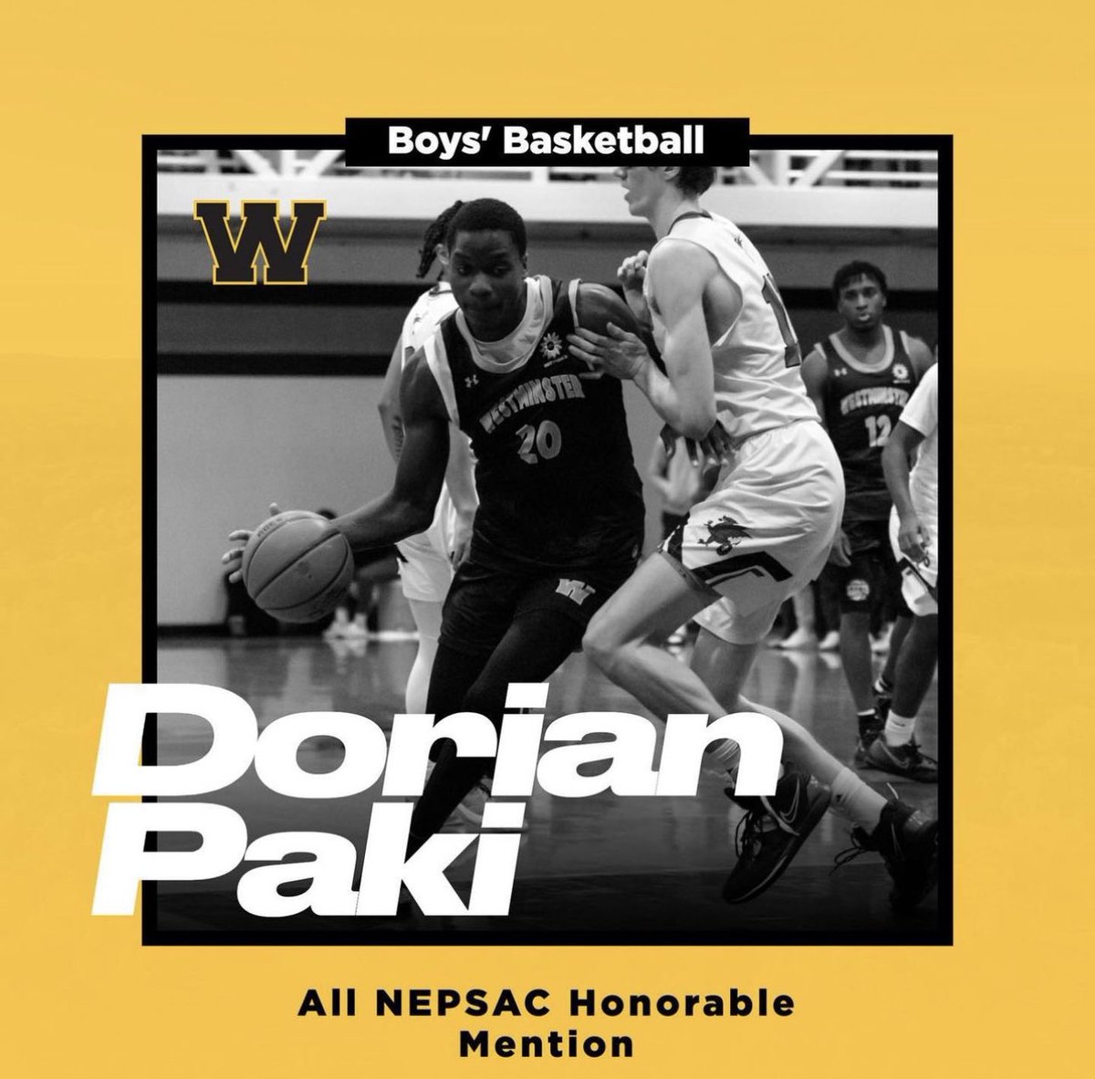 Dpringlecoach's tweet photo. Huge Congratulations to Westy Captain @DorianPaki for a fantastic season. Dorian averaged 19.5 &amp; 10 in a tough NEPSAC league. College Coaches, he’s still available and a good student‼️
#Westy🏀 #ALLNEPSAC🔥 https://t.co/SCu8jFbS7q