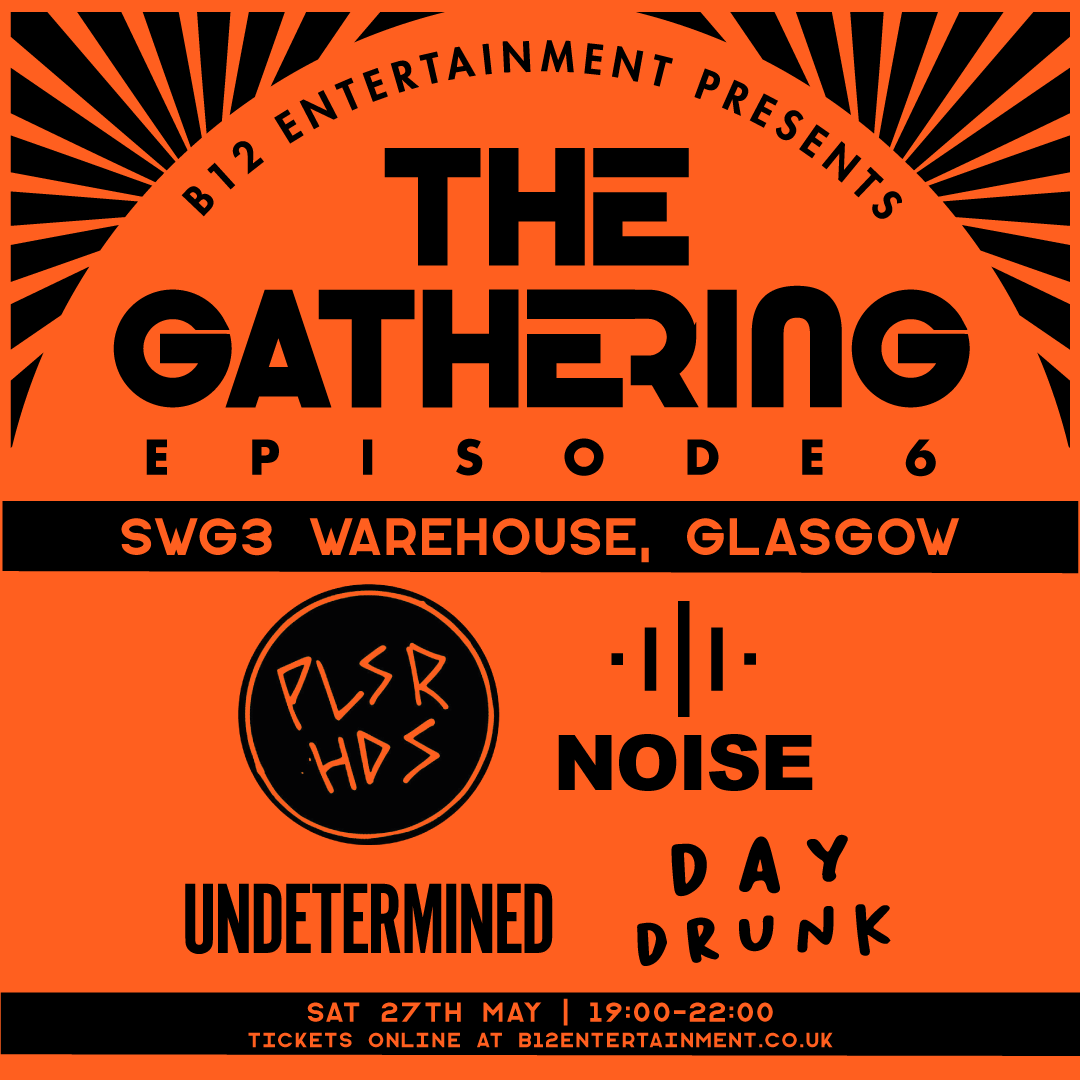 🚨 Glasgow Headline 🚨 Happy to announce we will be taking to the stage this May at @SWG3glasgow ! Support comes from Noise, Undetermined and Day Drunk. We'll have a load of new tunes out by then so let's make this a big one 🚀 TICKETS: buytickets.at/b12entertainme…