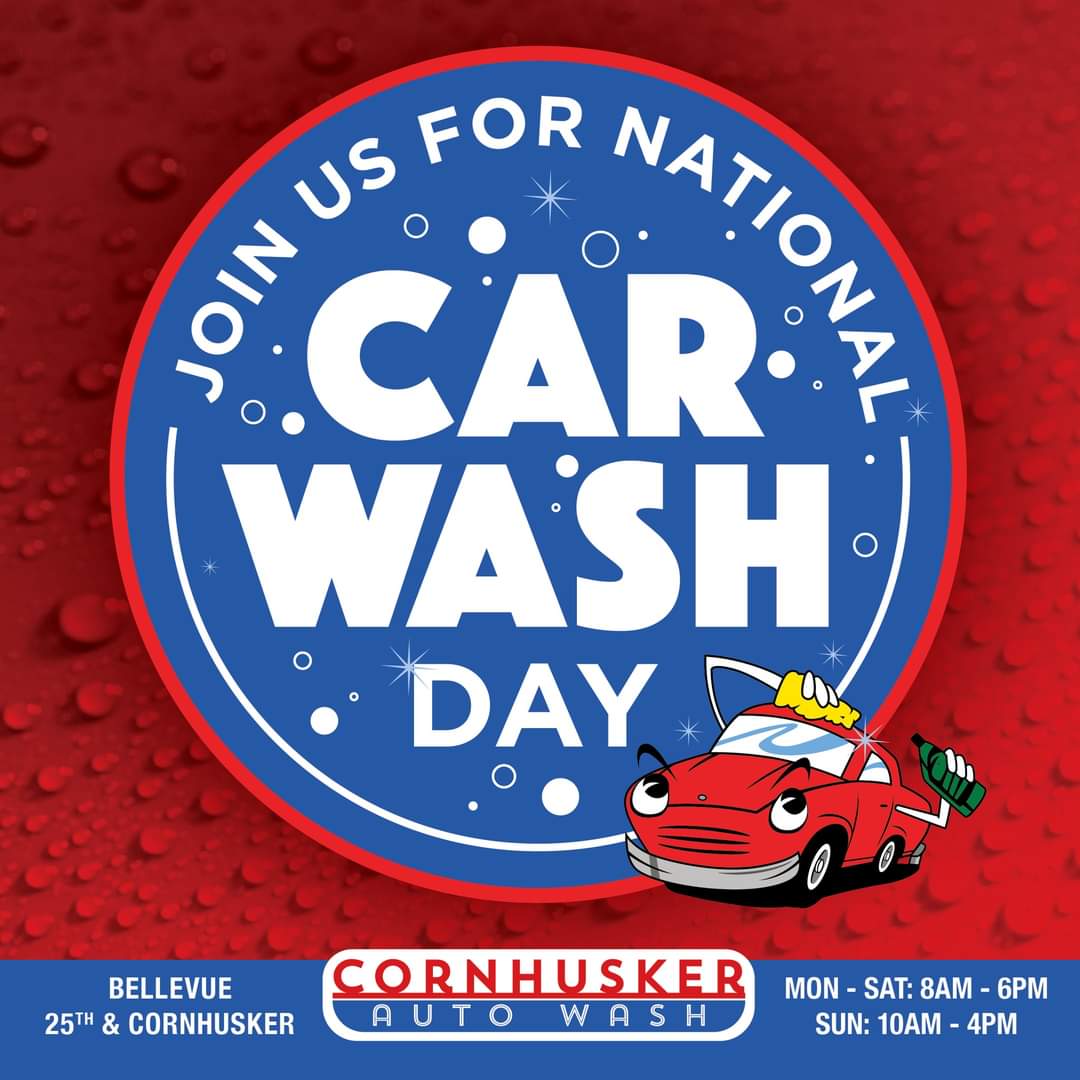 Great day to get a car wash &amp; support @huskerautowash!! They are the best in the best in the business &amp; also a big supporter of BPS!!! 