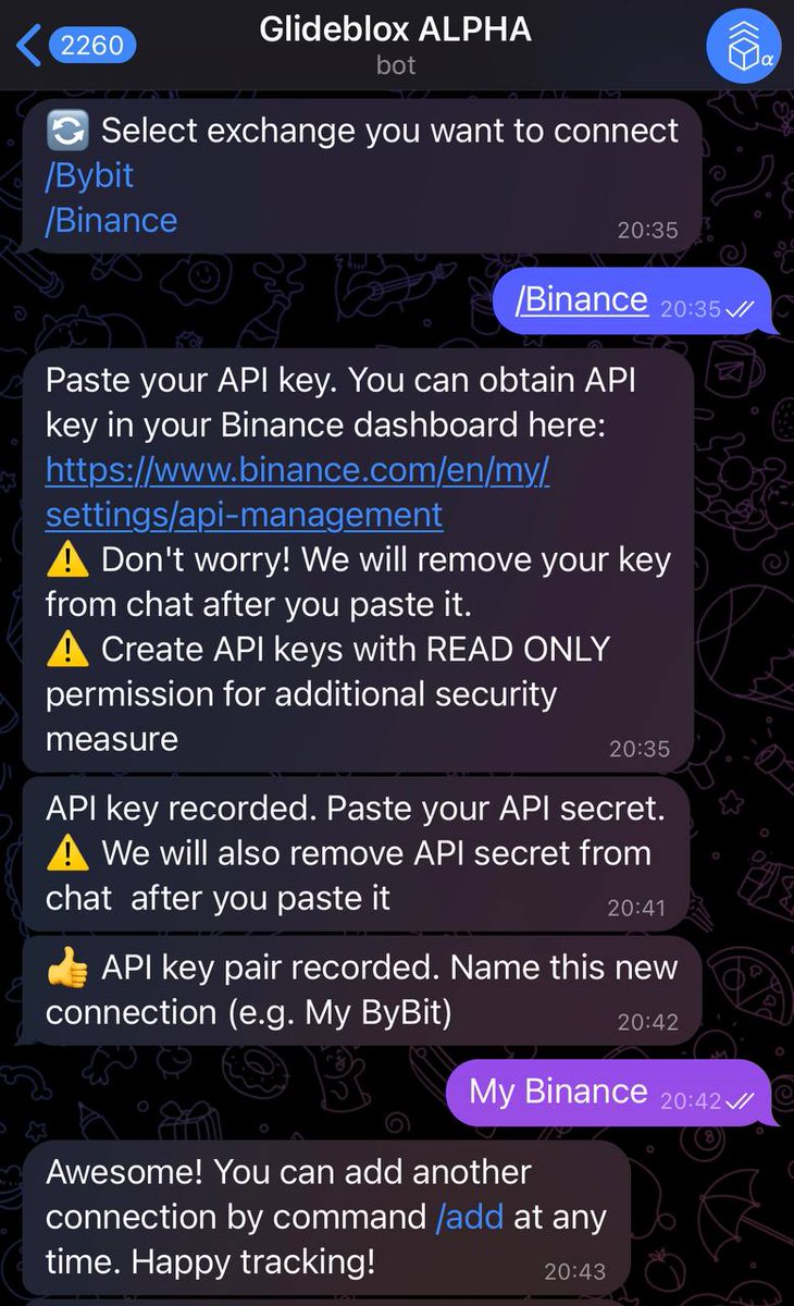 GalinaLogushkov's tweet photo. I am currently testing the Alpha of @glideblox's crypto portfolio tracking telegram bot and my experience has been great! Can't wait for the updates to connect all my wallets and exchanges and follow my total balance in one place.

If you're into #crypto check it out! 😊

#web30 https://t.co/suL3WtK0Mz