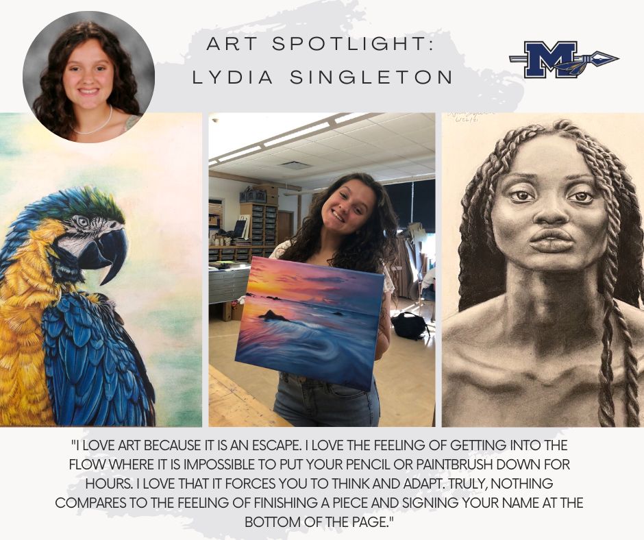 MonteSchoolsIA's tweet photo. Shiressa Wetering and Lydia Singleton have excelled in their art classes this year. Their passion, creativity, and talent shine through in their work! https://t.co/1mM24y1WoH