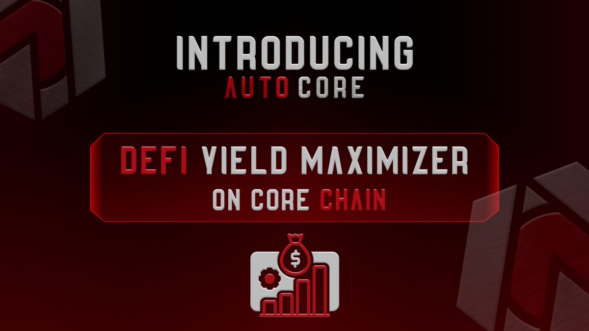 AUTOCoreChain's tweet photo. Auto Core: A DeFi Yield Optimizer on Core Chain.
@Coredao_Org

Maximize return on your investments by automate compounding process.

DeFi investments have never been easy before.
Auto Core makes it simple and easy.

Read Details:
https://t.co/NJYOuLTN4P

#Autocore #Defi #CoreDAO https://t.co/YDJhFWKb4c