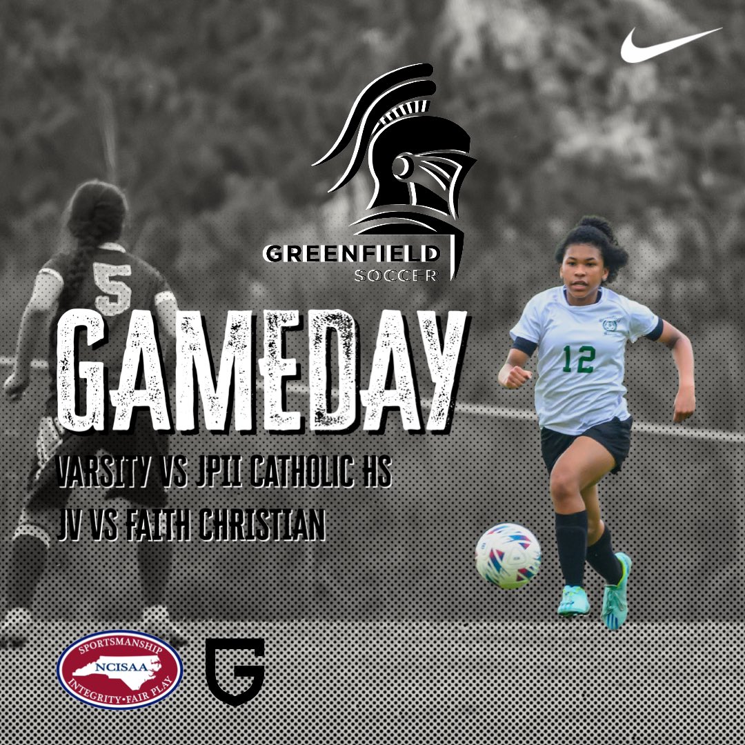 GSchoolSoccer's tweet photo. 🅶🅰🅼🅴🅳🅰🆈 😤

⏰> 4:30PM (JV) + 6:00PM (V) 
📍> Forbes Field 
🆚> Faith Christian + JPII Catholic HS 

📷: #mac_n_pix 

#greenfieldschool #greenfieldsoccer #ncisaa #goknights #highschoolsoccer #jvsoccer https://t.co/5nDOS548f8