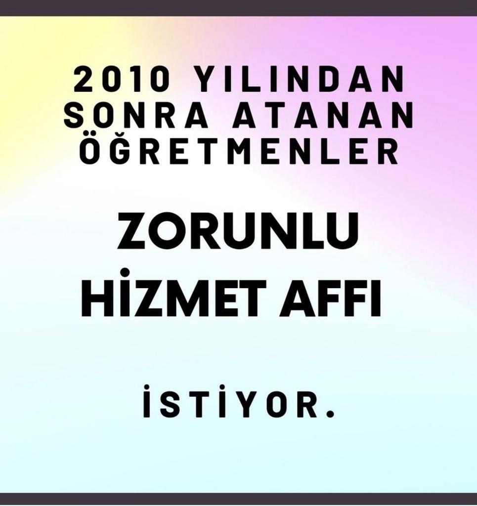 <a href="/ahaber/">A Haber</a> 5 yıllık zorunlu hizmet bölgesinde 4 yıl 1 ay 12 gün zorunlu hizmet görevimi yaptım. 10 ay 18 gün yapmam gereken zorunlu hizmet görevim kaldı. Ailevi nedenlerden dolayı zorunlu hizmet görevimi tamamlayamadım. Zorunlu hizmet affı bekliyoruz
<a href="/RTErdogan/">Recep Tayyip Erdoğan</a>
#ZorunluHizmetMuafiyeti