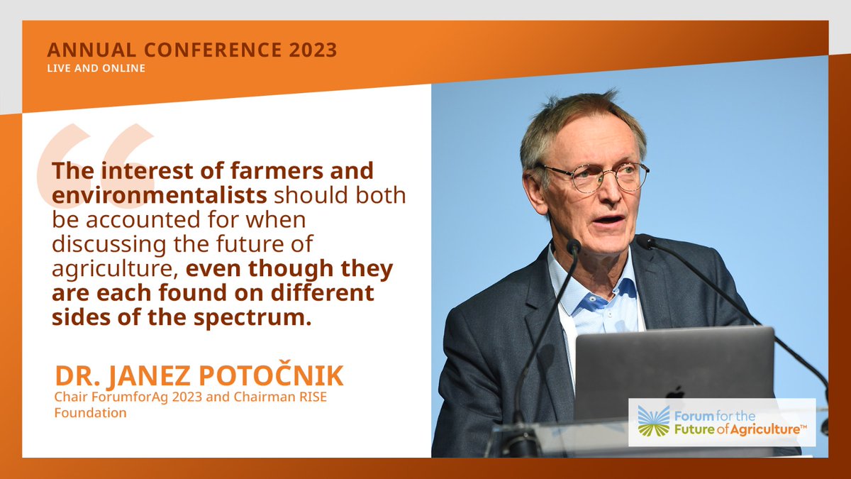 Forum for the Future of Agriculture (@forumforag) on Twitter photo Closing this year's #ForumforAg, <a href="/JanezPotocnik22/">Janez Potočnik</a> of <a href="/RISE_Fnd/">RISE Foundation</a> calls for real change, from farmers to environmentalists. "Time is running out," he said. "We need to fix tomorrow, today." Closing this year's #ForumforAg, <a href="/JanezPotocnik22/">Janez Potočnik</a> of <a href="/RISE_Fnd/">RISE Foundation</a> calls for real change, from farmers to environmentalists. "Time is running out," he said. "We need to fix tomorrow, today."