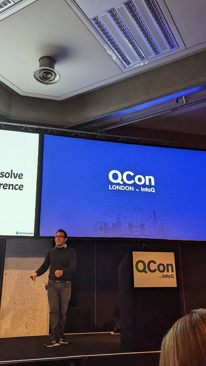 Shwetasgoyal's tweet photo. #Day2 #QConLondon https://t.co/7DfFlSrpT4