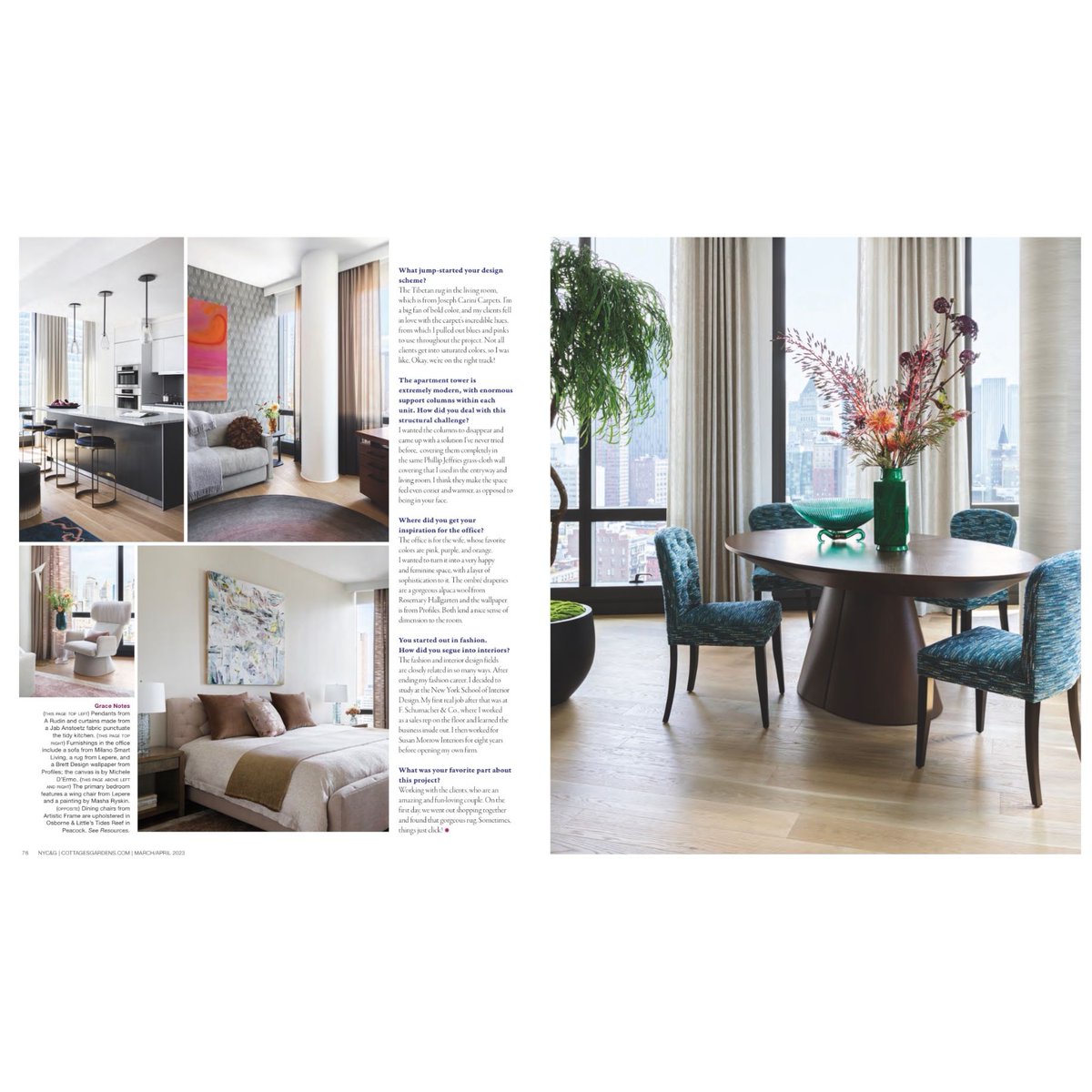stylendesign's tweet photo. #RT @NYinteriordesig: So honored and excited to share our latest project just published in the March/April issue of NYC&amp;G cottagesgardens! A BIG thank you to Kendell Cronstrom.

Photo credit to the very lovely &amp; talented Brittany Ambridge and styled by M… https://t.co/oart85GgRC