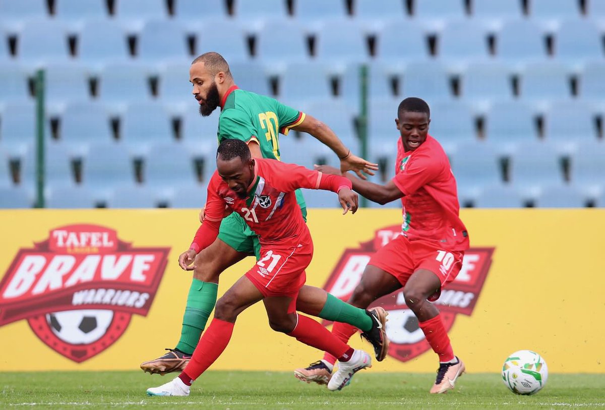 A terrific performance by the Brave Warriors! Well done Warriors for taming the indomitable lions of Cameroon. Congratulations on qualifying for #AFCON2023Q. The players and staff deserve our praise as a nation. #BraveWarriors <a href="/CAFCLCC_fr/">TotalEnergies CAFCL & CAFCC 🏆</a> pc: backpagesix #Lionsindomptables