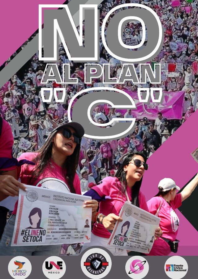 #NoAlPlanC 
#YoDefiendoAlINE 
#CampamentoMéxico