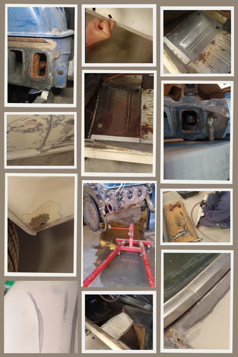 1967 Mercury Cougar update: C code this car had sat 22 years in the desert so you know it had a hard 22 years with sand and sun, mice and black widows. This car was a rusted car, roof was caved in on passenger side/headliner was stretched out, owner wanted seat lowered and back.