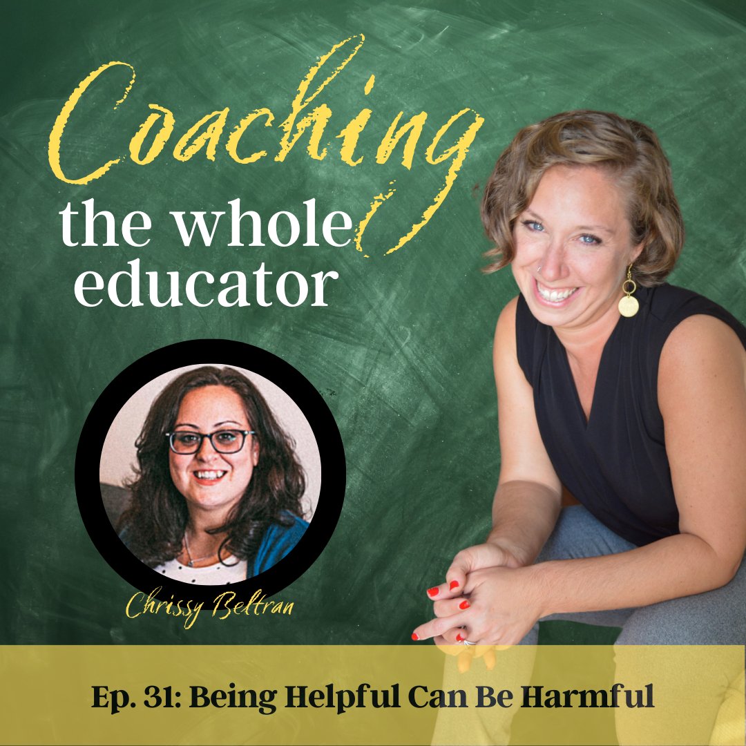 The Whole Educator (@beccasilver_edu) on Twitter photo Did you know the need to be helpful can actually be harmful? Check out this new episode with <a href="/BuzzingWithMsB/">Chrissy Beltran</a>.
#educoach #instructionalcoach #edleader #principal Did you know the need to be helpful can actually be harmful? Check out this new episode with <a href="/BuzzingWithMsB/">Chrissy Beltran</a>.
#educoach #instructionalcoach #edleader #principal