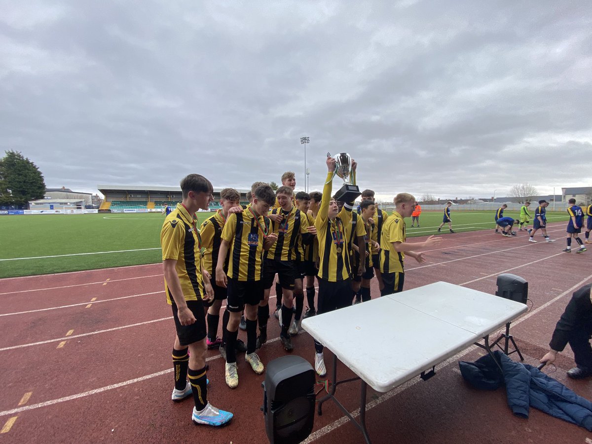 So proud of these lads!

Welsh School Champions 2023 🏆out of 210 teams nationwide.

Goals from Noah Morgan (2), Chris Griffin and Joel Ali.

Final score: 
Newport High 4-2 Milford Haven
<a href="/MrHodge01/">MrHodge</a> <a href="/NhsThrive/">ThriveNHS</a> <a href="/NewportH/">Newport High School</a>