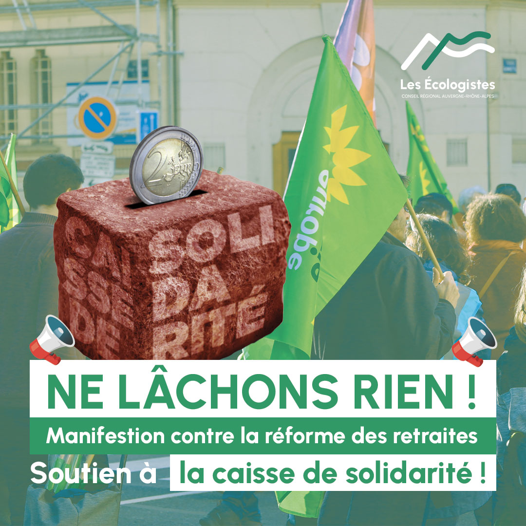 Les mobilisations se poursuivent 📢

Réaffirmons notre volonté d'une retraite digne. Refusons la confiscation la démocratie à grands coups de 49.3

Soutenons les personnes qui sacrifient leurs journées de salaire en alimentant les caisses de grève

➡️ caisse-solidarite.fr