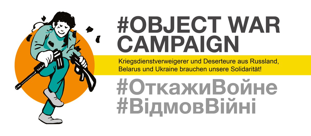 eFriedensarbeit's tweet image. Petition für Schutz und Asyl für Deserteure und Verweigerer in Russland, Belarus, Ukraine #ObjectWarCampaign #connection_eV #ifor @warresistersint 
you.wemove.eu/campaigns/russ…