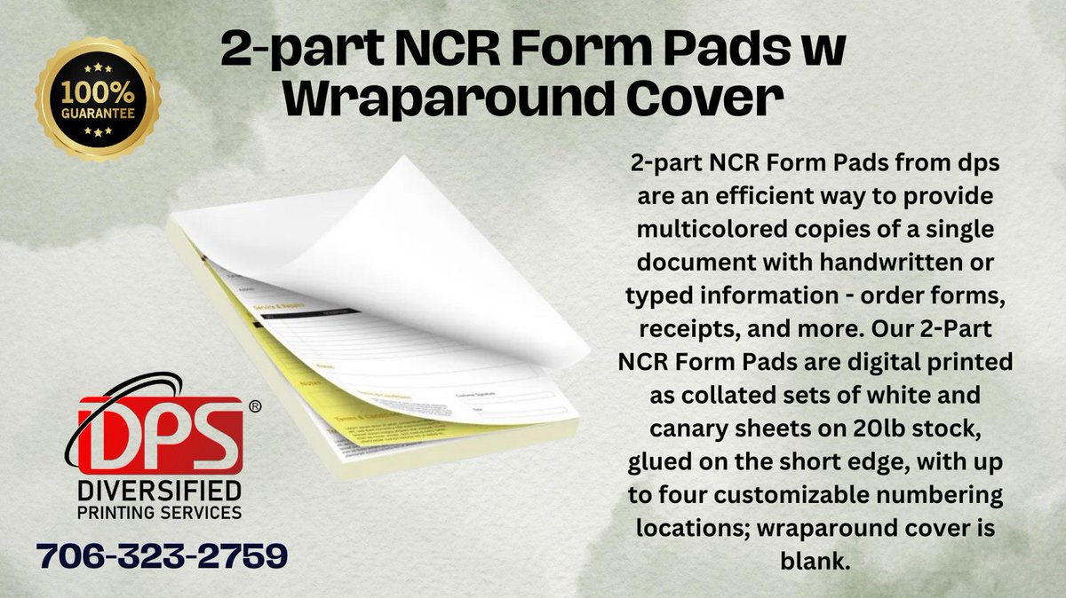 NCR Form Pads