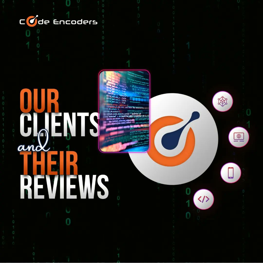 code_encoders's tweet image. We value our customers’ opinions and strive to integrate their recommendations and ideas at each stage of the project.
Here is a testimonial of our satisfied client.
.
.
#blockchain #technology #it #tech #computerscience #programming #business #coding #innovation #software