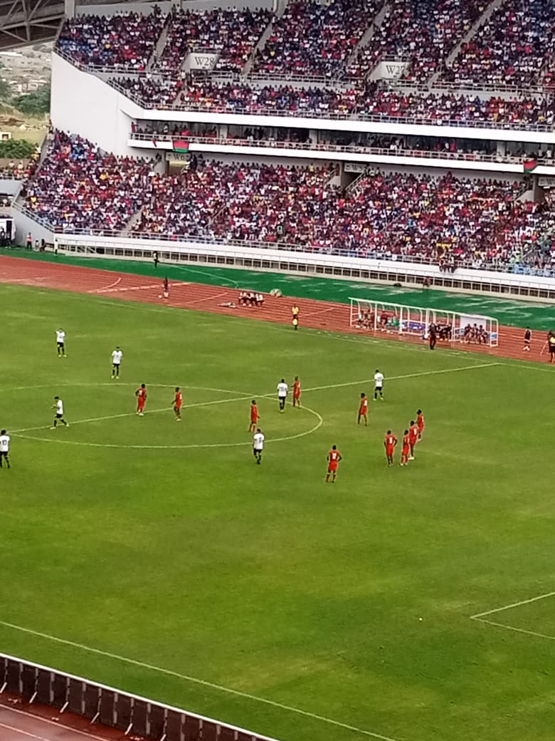 It has ended in favour of Egypt in Lilongwe. The Flames failed to use a fully packed Bingu National Stadium to punish the Pharaohs. Egypt 4-0 Malawi. Just like that. The Flames  have been humiliated. In Cairo, Malawi lost 2-0. #AFCONQualifiers. 🇲🇼🇪🇬