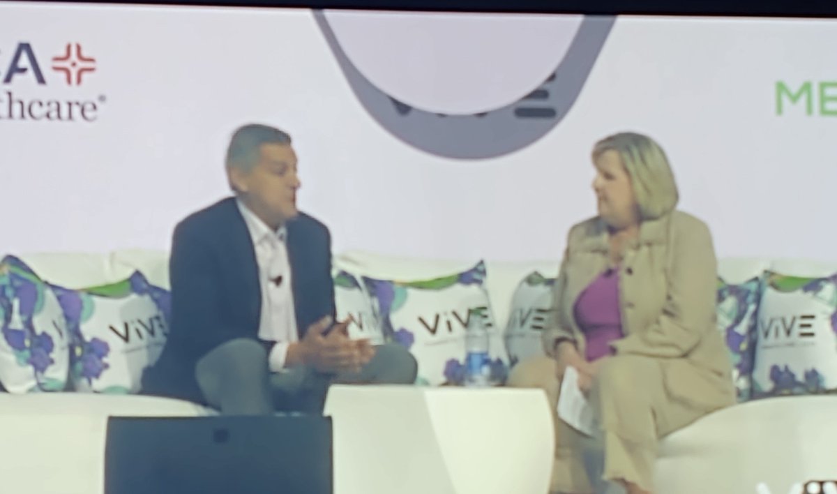 Mission drives margin - lessons of healthcare delivery at scale.  Helen Waters, EVP, COO MEDITECH and Sam Hazen, CEO HCA Healthcare. #ViVE2023 #Expanse@meditech