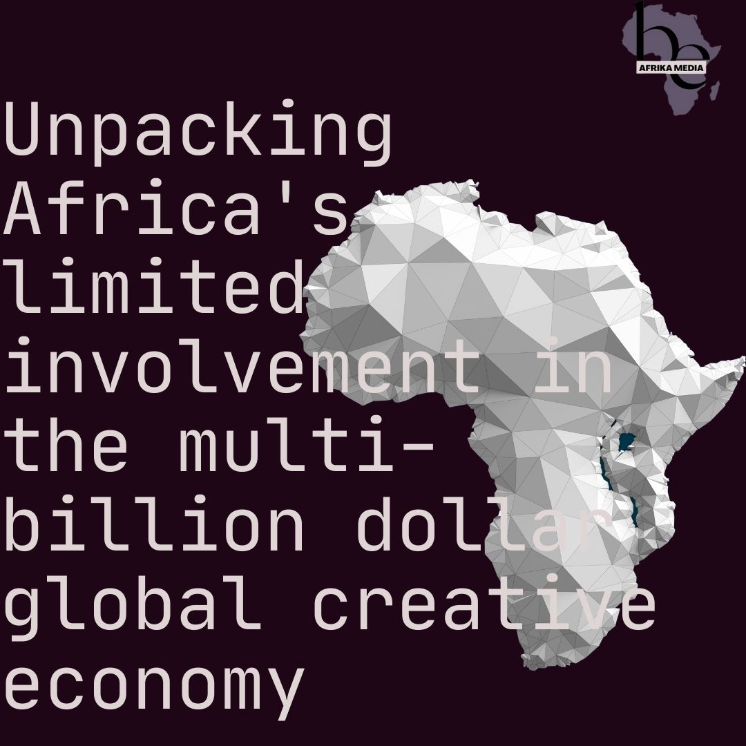 Be_Afrika's tweet photo. African creatives make up only 1.1% of regional GDP*, lagging severely behind the rest of the world when viewed in monetary and jobs terms.
#CreativeAfrica ##africancreatives 
https://t.co/iB0i6J3Ibw https://t.co/WcuN9dYySM