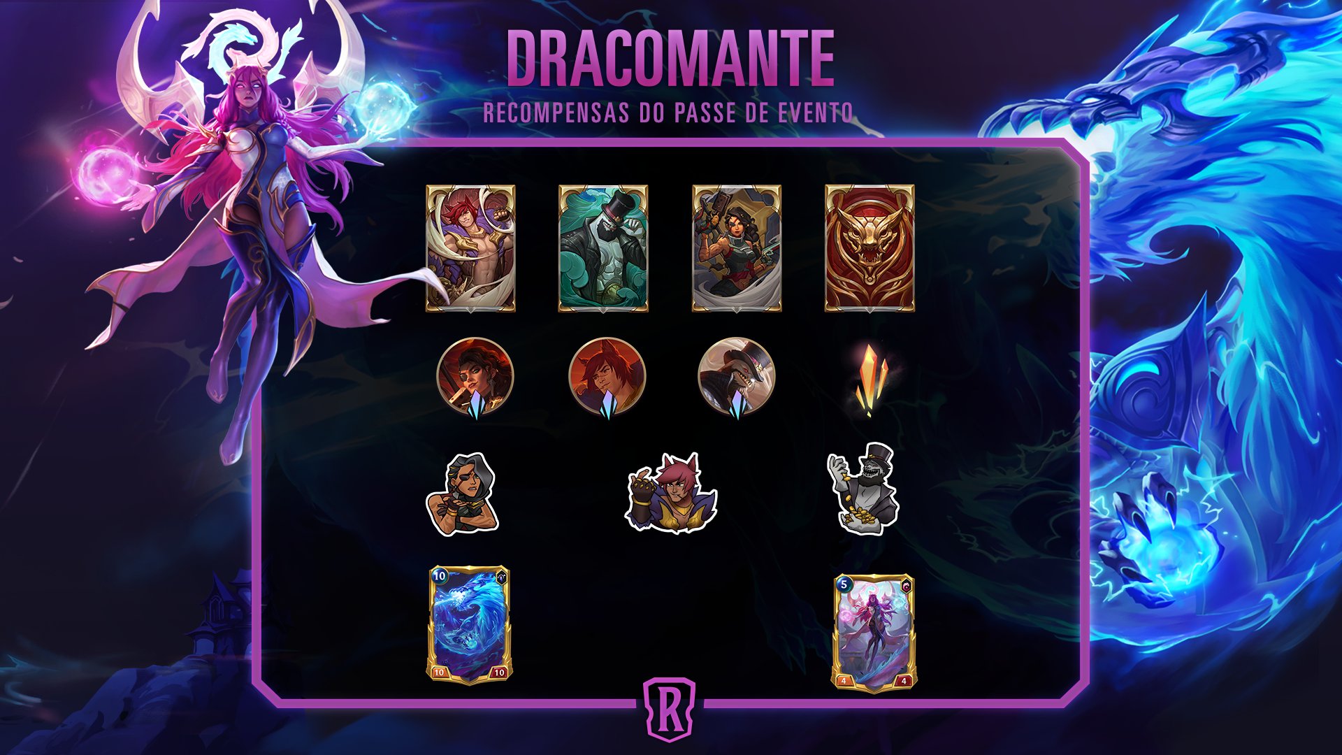 Dracomante 2023  Eventos de Legends of Runeterra – Suporte de Legends of  Runeterra