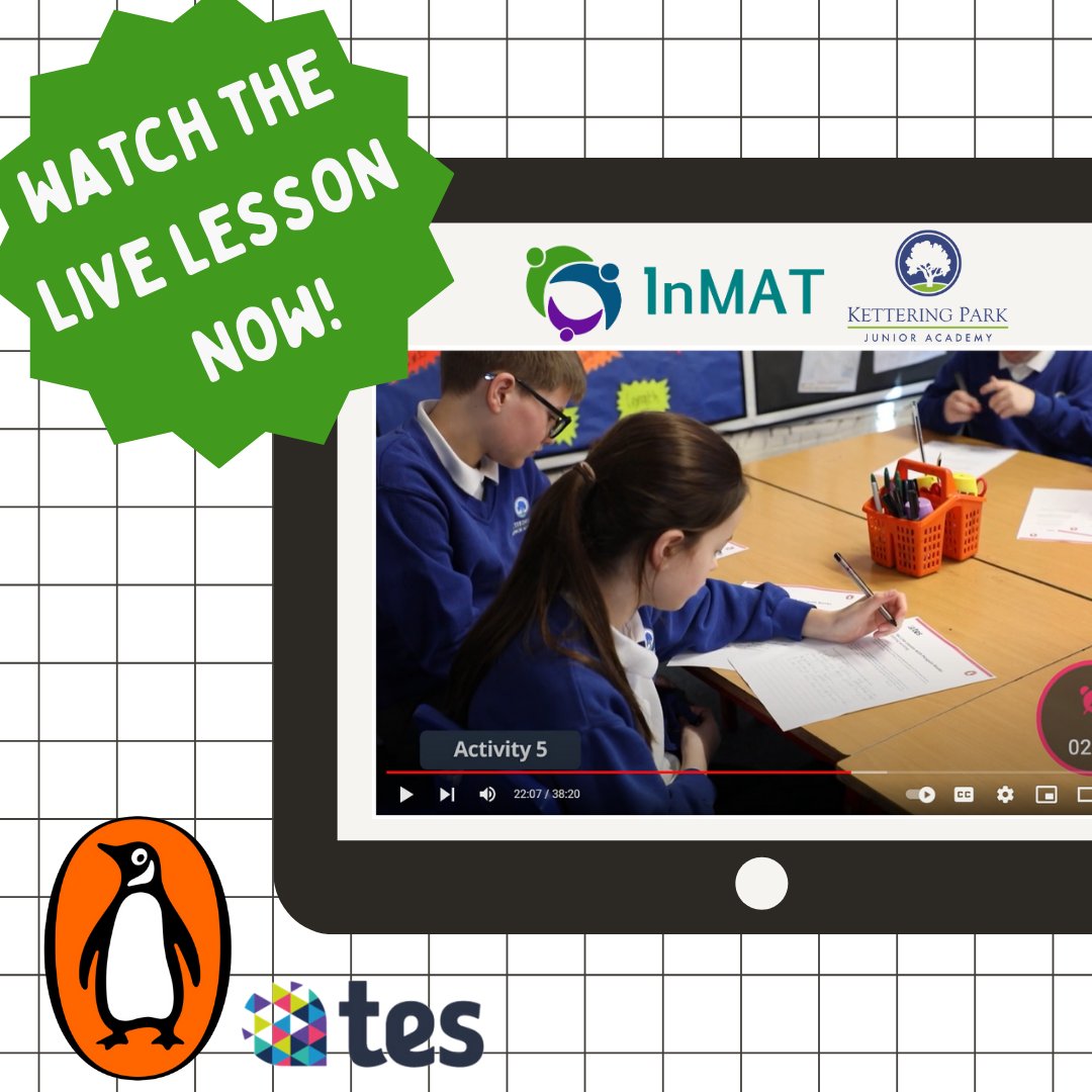 InMAT_'s tweet photo. @Tesforteachers visited @KParkJunior this term to film a live lesson!
Find out how to edit like a published author with Nazneen Ahmed Pathak, author of City of Stolen Magic🎬Watch here -
https://t.co/Gv6pKJCIOm
#INMAT #teacherhacks #lessonplans #teaching #learning #EdChat https://t.co/WA7SPbHW1E