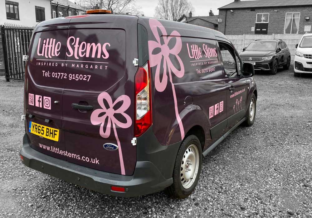 Little Stems Colour Change Branded Wrap! Contact us on 0161-776 0527 or enquiries@signsnw.co.uk Commercial Wrapping Specialists from Design to Installation.
#signsnorthwest #northwestsigns #vehiclewrapping #vehiclegraphics #fleetlivery #fleetgraphics #vanwrapping #vangraphics