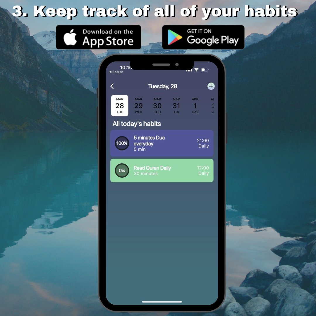 Sabr_App's tweet photo. 🎉 The Sabr Habit Tracker 🎉

💡Alhmdulillah! We are so excited to announce one of our BIGGEST features yet to the Sabr App: The Habit Tracker! https://t.co/f1FPoVxIRO