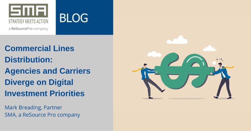 SMAInsurance's tweet photo. New research from SMA shows significant misalignment between commercial lines agents’ most-wanted digital sales capabilities and carriers’ current investment plans. Check out the latest blog from @markbreading for more.
#insurance #distribution #commericallines #digitalstrategy