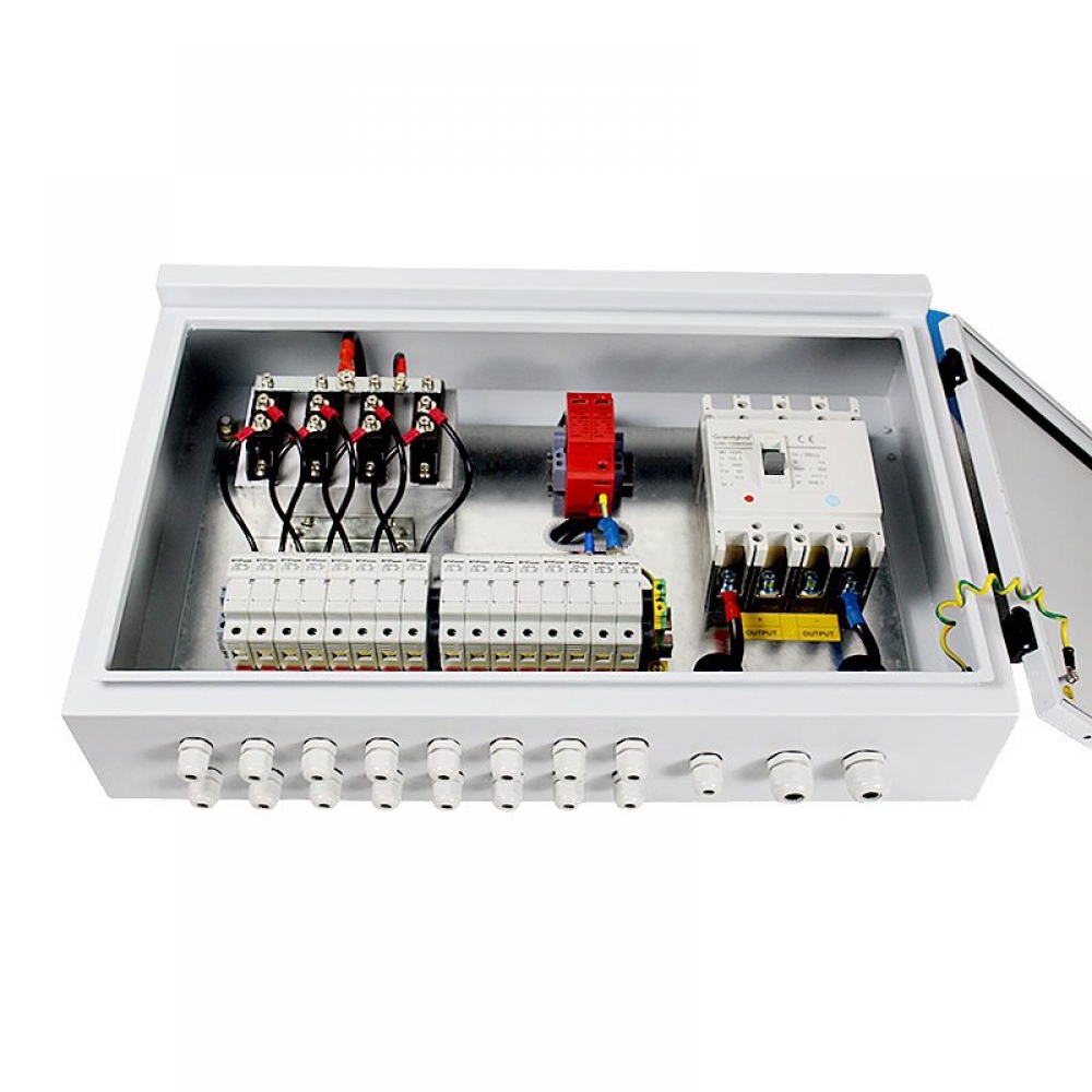 #solarpanel #cleanenergy solar pv string combiner box 6in 1way sunwind4all.com/solar-pv-strin…