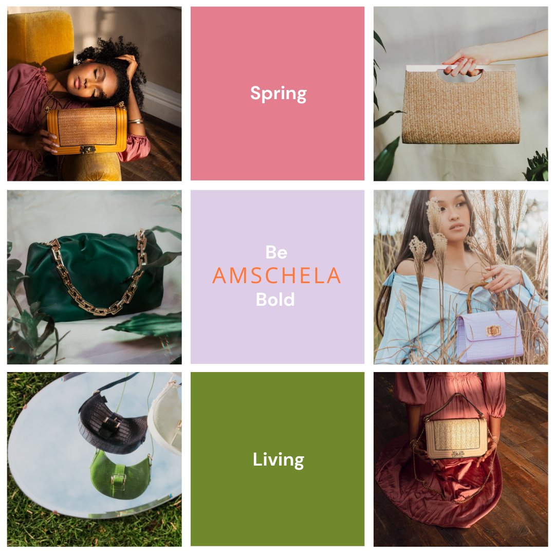 Be #Amschela Bold 💜

From the Iola oversized pouch, to the Runa mini bag, there's vegan style for everyone. Take your pick...

Let us know in the comments what you'll be carrying this Spring👇️

#springfashion #veganleather #sustainablebrand #veganhandbag #petaapproved