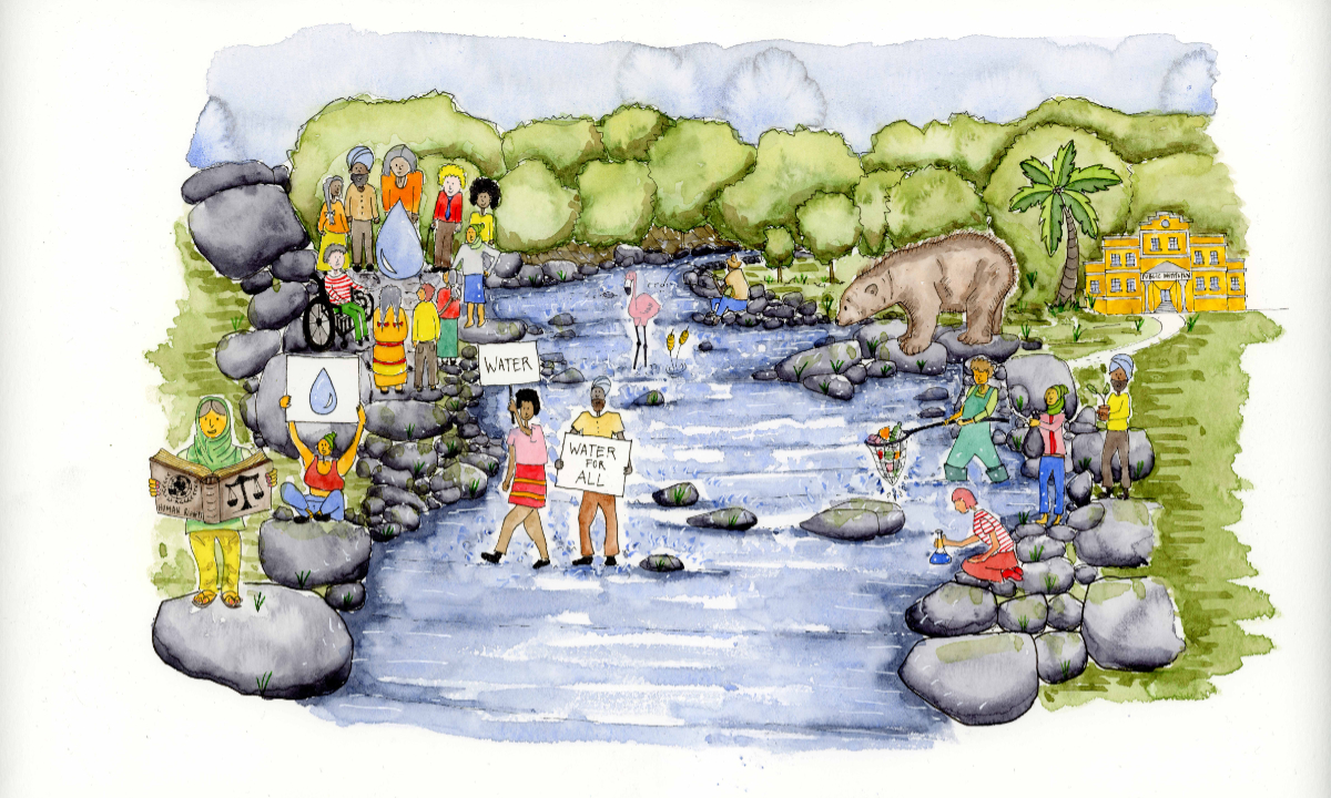 ihedelft's tweet photo. Inclusive water governance is needed to achieve environmental justice. The Transformative Water Pact, initiated by IHE Delft's @DUPC_Programme & @both_ends was launched in the run up to the #UNWaterConference2023. @Aidaespanol
Sign the Pact! Learn more:
💡https://t.co/8VFOjBFkNH https://t.co/tMqrASkf6F