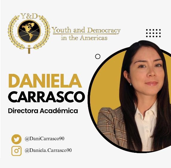 FundJaimeGuzman's tweet photo. Nuestra coordinadora del Área de Formación @DaniCarrasco90 asumió como directora académica de la ONG con sede en Estados Unidos @YDintheAmericas 🇺🇸

Le deseamos mucha suerte en este nuevo desafío 👏🏻 https://t.co/fOzhfbqCRf