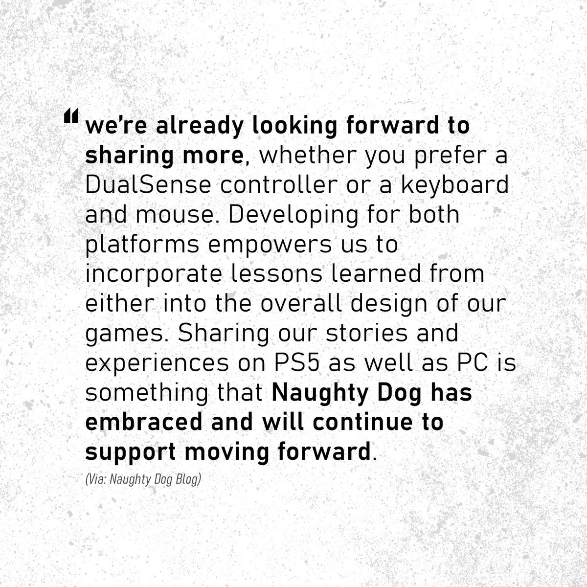 Naughty Dog Info on Twitter "In their latest blog post, Naughty Dog