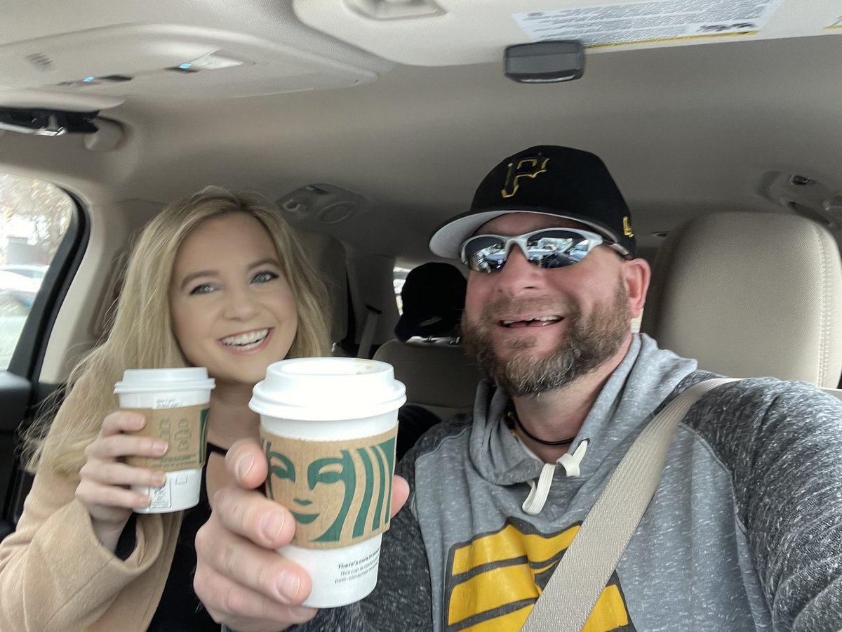 ‘Sammies and Starbs’ as @JillianWPXI calls them. That’s ‘sandwiches’ and ‘Starbucks’ for the older crowd. Either way, give me both! 😂 #newspals