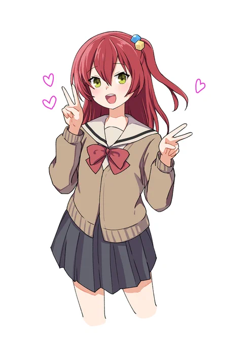 ひとりちゃんとお揃いの髪飾り 
