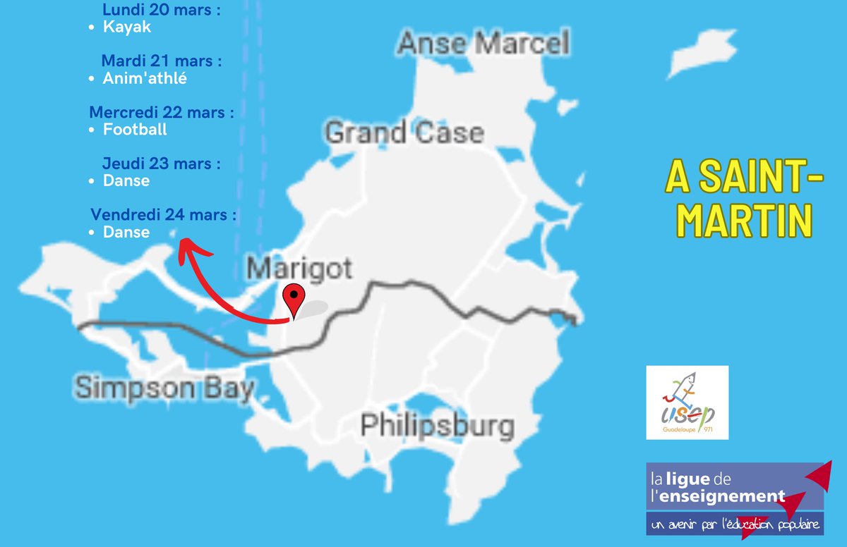 Cette semaine nous bougeons pour Semaine Olympique et Paralympique ! Un super  programme  tant au niveau départemental que dans les secteurs. 👟
Bonne #SOP 2023 à l'<a href="/AcGuadeloupe/">Académie de la Guadeloupe</a> et à toutes nos assos #USEP ! <a href="/usepnationale/">USEP nationale</a> <a href="/Paris2024/">Paris 2024</a>